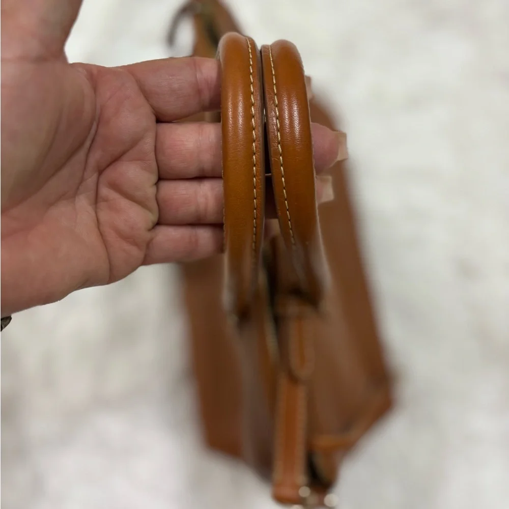 Dooney & Bourke Tan Leather Satchel